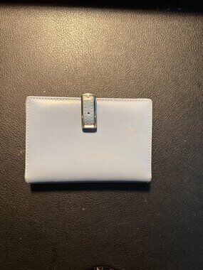 Coach Leather Wallet, Powder Blue